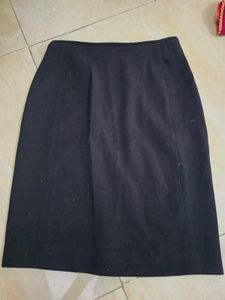 Classic Black A-Line Skirt