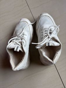 White Chunky Sneakers