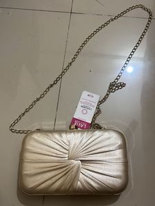 Elegant Gold Clutch Bag