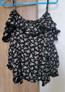 Ralph Lauren Floral Ruffle Top