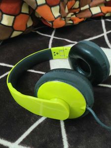 Neon Green Headphones