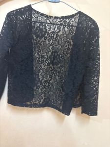 Black Lace Bolero Jacket shrug (never worn)