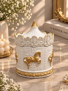 vintage horse carousel Box