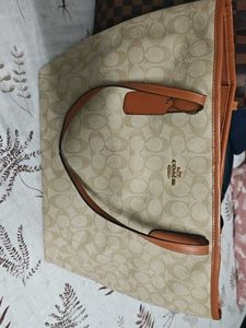 Coach Monogram Tote Bag