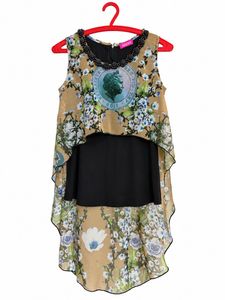 Chic Floral Layered Dress