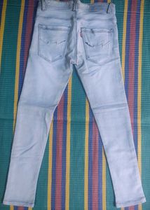 Light Wash Slim Fit Jeans