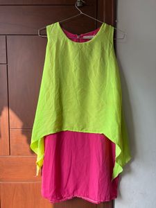 Vibrant Layered Sleeveless Dress