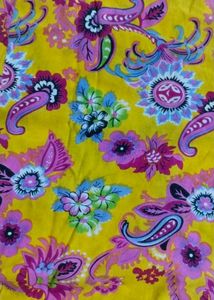 Vibrant Paisley Print Maxi Skirt