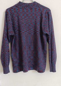 Speckled Mock Neck Sweater