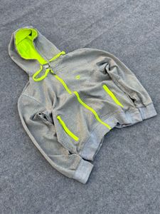 Nike Grey Zip-Up Hoodie
