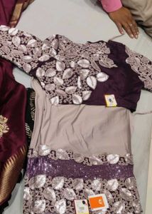 very stylish saree