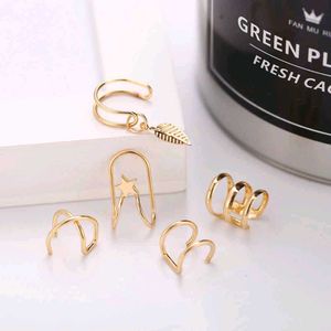 Gold Tone Ear Cuff - Set of 5 (NEW)