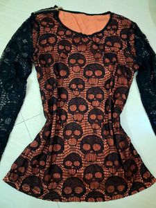 skull punk top