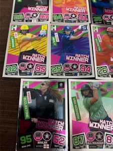 Cricket Match Winner Trading Cards Collection
