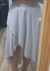 lavender Asymmetrical skirt