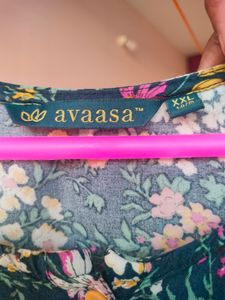 Avaasa XXL Asymmetric Multicolour KURTA