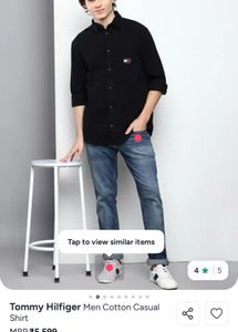 tommy hilfiger mens cotton casual shirt