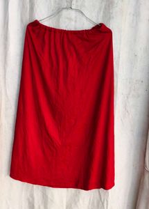 20810. Vibrant Red Ethnic Skirt