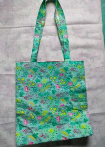 Cute Floral Print Tote Bag