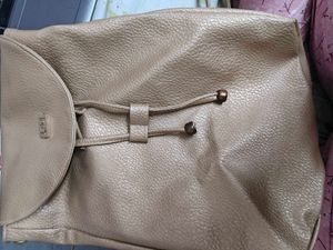 Stylish Gold Textured Backpack