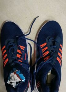 Stylish Blue &amp; Orange Sneakers