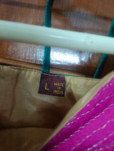 Elegant Embroidered biege golden Anarkali Kurta