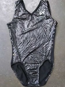 Metallic Zebra Print One-Piece Swimsuit