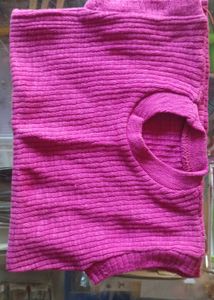 Ribbed Sleeveless Pink
