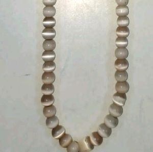 Glass Beads String/Rhinestone/Unique light creamy
