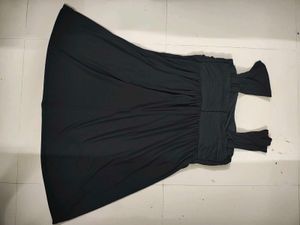 Elegant Black Strapless Dress