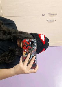 Spider-Man Inspired Crochet Beanie