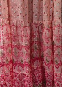 Pink Printed Long Frock