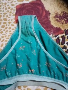 Teal Floral Panties