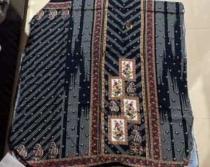 Pakistani style mirror work Dress Material