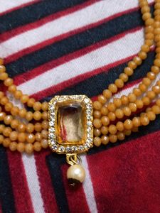 Elegant Beaded Necklace &amp; Earring Set
