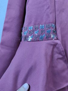 AAGURI BRAND -Peplum Dress with Sequins