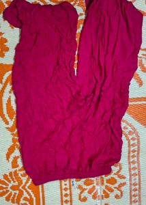 Pink Palazzo+ Golden Dupatta