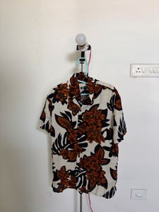 Men's Tropical Floral Print Shirt
