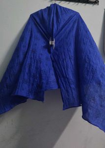 Vibrant Blue cotton duptta