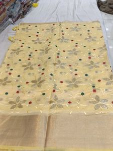 Chanderi Silk Sari (Brand New