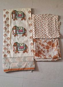 Elephant Print Kurta Set