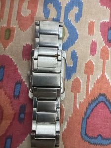 Sandoz watch for men silver colour