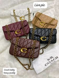 COACH TABBY SHOULDER QUILTED BAG 26 BA