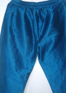 Teal Embroidered Kurta