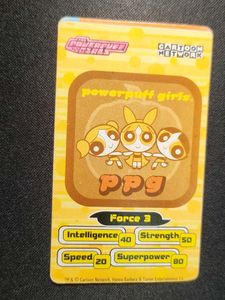 Powerpuff Girls Choki card collectible COMBO