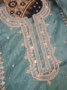 Elegant Blue Embroidered Kurta Set