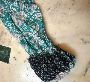 Boho Paisley Print Tunic Top