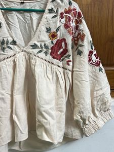 Embroidered Boho Blouse