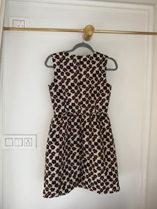 Red Valentino Leopard Print Sleeveless Dress