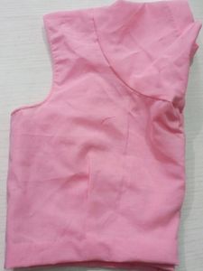 Pink Sleeveless Blouse